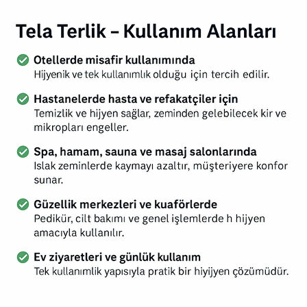 BİYELİ TELA TERLİK 500 ADET 