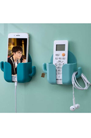 TELEFON VE  KUMANDA STANDI KANCALI  TEKLİ MAVİ RENK (TONLARI YAKIN İKİ RENKTEN BİRİ GELİR)