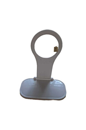 PRİZ TELEFON TUTUCU SERT PLASTİK GÜNDELİK KULLANIM PRATİK HAFİF 9/5 CM BEYAZ