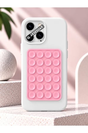 Silikon Vakumlu Telefon Tutucu, Cep Telefonu için Silikon Yapışkanlı Telefon Tutucu (1 ADET)