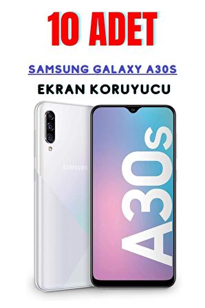 Samsung Galaxy A30S Temperli Cam Ekran Koruyucu Süper Ekonomik Paket ( 10 Adet )