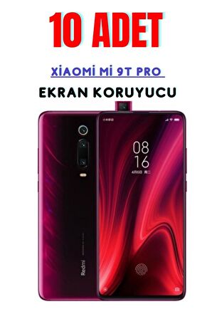 Xİaomİ Mİ 9T Pro Temperli Cam Ekran Koruyucu Süper Ekonomik Paket ( 10 Adet )