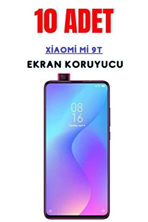 Xİaomİ Mİ 9T Temperli Cam Ekran Koruyucu Süper Ekonomik Paket ( 10 Adet )