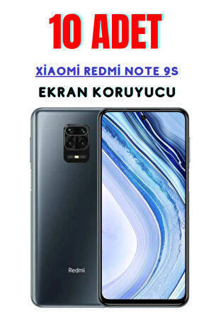 Xiaomi Redmi Note 9s Temperli Cam Ekran Koruyucu Süper Ekonomik Paket ( 10 Adet )