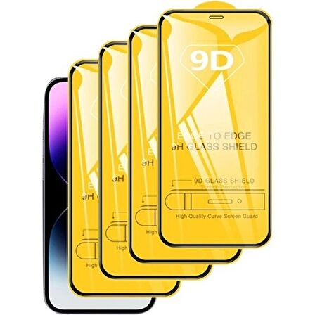 9D Apple Uyumlu iPhone 8 Ekran Koruyucu 9D Kırılmaz Cam Ultra Darbe Emici Etkin Koruma Ekranı Tam Kaplar