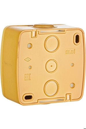 6 Adet Sıva Üstü Kayın Ahşap Renkli Komütatör İkili Anahtar Alsu / Elbi