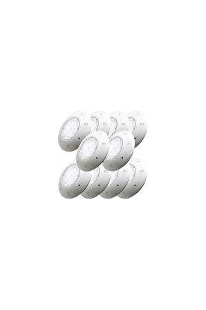 10 Adet 18 Watt Smd Led Beyaz Sıva Üstü Havuz Lambası 18w 12 Volt