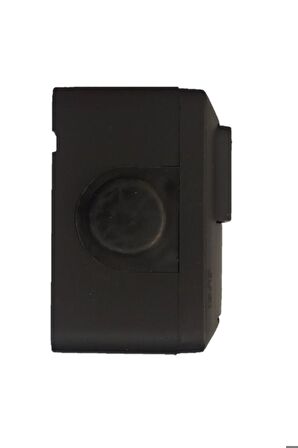 Sıva Üstü Siyah (vantablack) Komütatör İkili Anahtar Elbi / Alsu