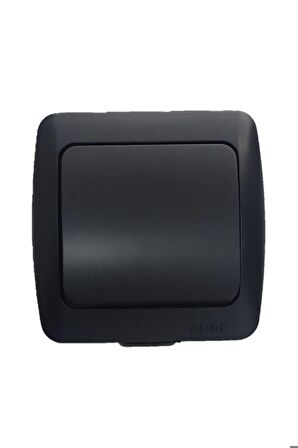 6 Adet Sıva Üstü Siyah (vantablack) Anahtar Elbi / Alsu