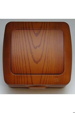 5 Adet Sıva Üstü Kiraz Ahşap Renkli Anahtar Elbi / Alsu