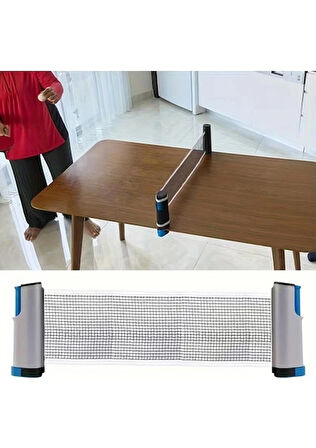 Bak Gel Al Taşınabilir Masa Tenisi Filesi – Ayarlanabilir Yaylı File, Her Yüzeye Uyumlu, Taşınabilir Masa Tenisi Filesi – Ayarlanabilir