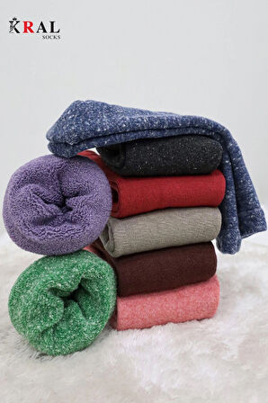 Termal Erkek Havlu Patik Çorap 5'li Set (5 ÇİFT)