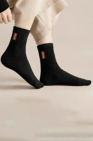 Termal Erkek Havlu Patik Çorap 5'li Set (5 ÇİFT)