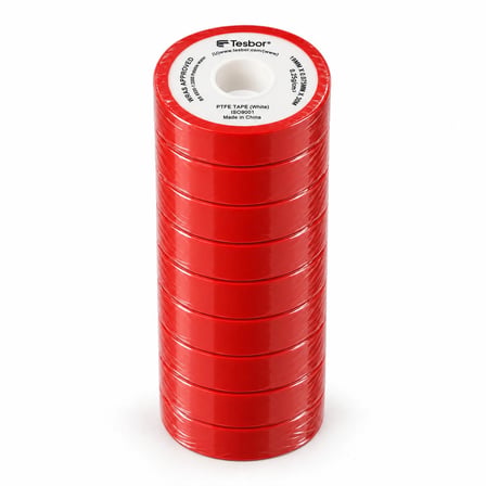 PTFE Teflon Bant Su Tesisatı İçin 19 mm x 0,075 mm x 30 m 10'lu