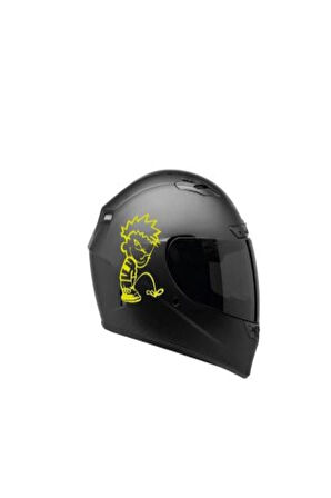 Tek Renk Pis Çocuk Kask Sticker(DİRTY BOY HELMET STİCKERS) Kask Sticker Etiket Modeli