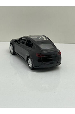 Tesla Model Y  Koleksiyonluk Metal Sesli Işıklı Diest Car Oyuncak model Araba 12 cm
