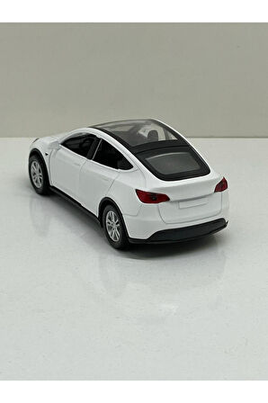 Tesla Model Y  Koleksiyonluk Metal Sesli Işıklı Diest Car Oyuncak model Araba 12 cm