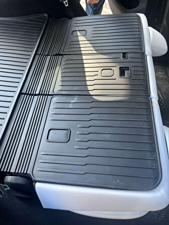 TESLA MODEL Y JUNİPER İÇİN UYUMLU BAGAJ HAVUZU VE KOLTUK ARKASI KORUMA TEK PARÇA