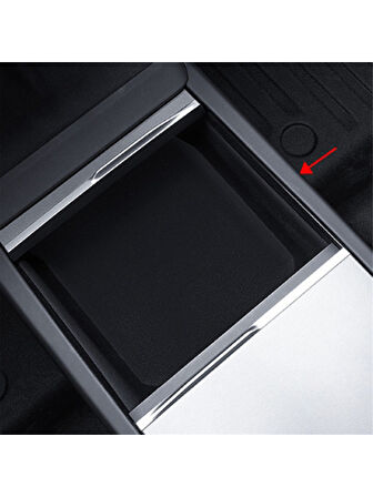 TESLA MODEL Y JUNİPER  İÇİN UYUMLU ORTA KONSOL İÇİ SAKLAMA KUTUSU