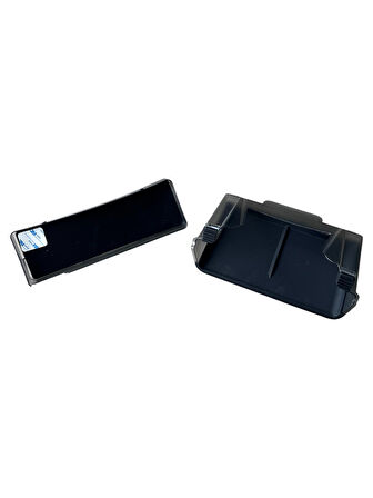 TESLA MODEL Y JUNİPER İÇİN UYUMLU EKRAN ALTI VE ARKASI  ORGANİZATÖR SETİ SİYAH