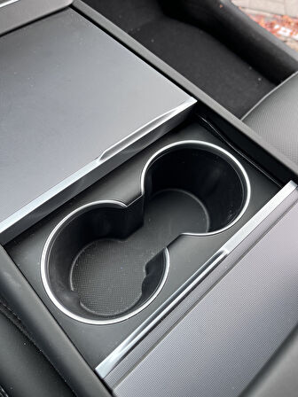 TESLA MODEL Y VE JUNİPER İÇİN UYUMLU BARDAKLIK İÇİ SLİKON KORUMA KABI