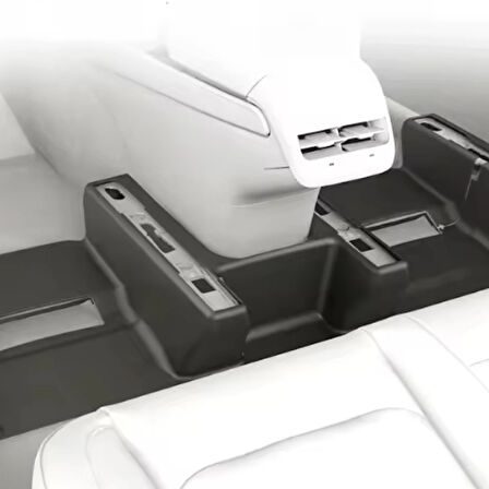TESLA MODEL Y  İÇİN UYUMLU KOLTUK AYAKLARI VE KENARLARI KORUMA TAKIMI 5 PARÇA
