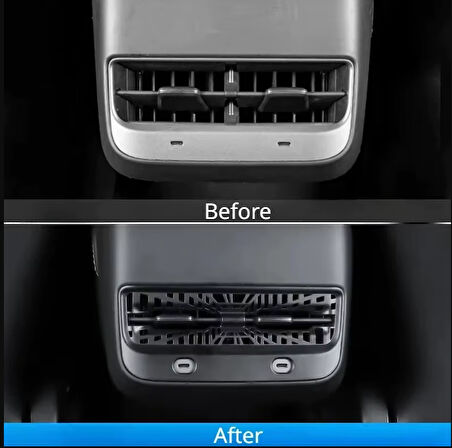 TESLA MODEL Y  İÇİN UYUMLU ARKA HAVALANDIRMA PANEL KORUMA KAPLAMASI 