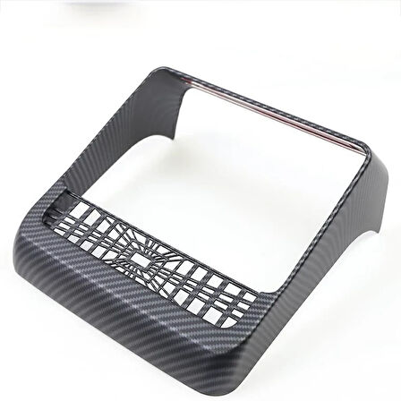 TESLA MODEL Y JUNİPER İÇİN UYUMLU ARKA EKRAN VE HAVALANDIRMA KORUMA KAPLAMASI KARBON DESEN