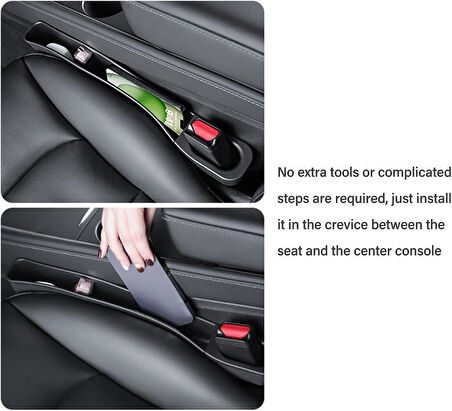 TESLA MODEL Y JUNİPER İÇİN UYUMLU KOLTUK KENARI CEP SAĞ SOL TAKIM