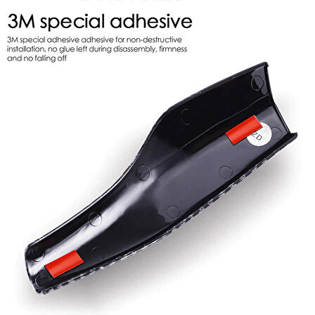 TESLA MODEL Y İÇİN UYUMLU VİTES - SİLECEK KOLU KAPLAMA KARBON DESENLİ