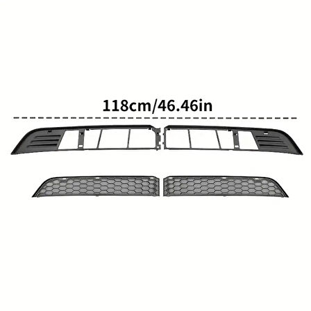 TESLA MODEL Y JUNİPER İÇİN UYUMLU ALT IZGARA PETEK MODEL ÇERÇEVE TELLİ VERSİYON 