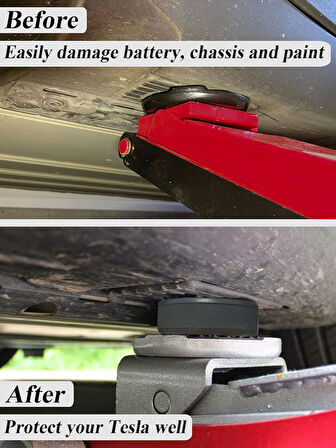 TESLA MODEL Y VE  JUNİPER İÇİN UYUMLU LİFT TAKOZU 4LÜ SET ÇANTALI