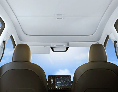 TESLA MODEL Y JUNİPER İÇİN UYUMLU ELEKTRİKSİZ MANUEL TAVAN PERDESİ