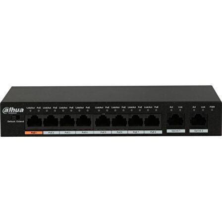 PFS3010-8ET-96 8 Port PoE Yönetilemez Switch