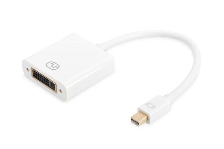 DisplayPort Adap Kab. mini DP-DVI (24+5) M/F, 0.15m, DP 1.1a uy CE, by AK-340406-001-W