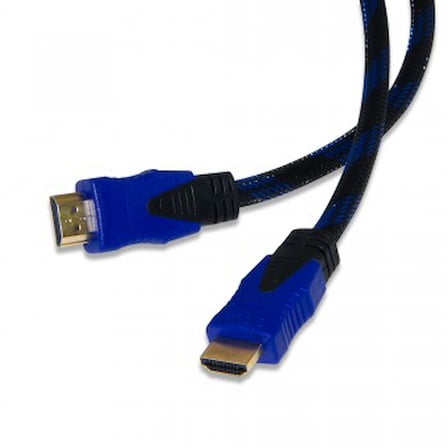 Inca IMHD-50T HDMI Kablo 5 Metre 1.4 V Altın Uçlu Mavi