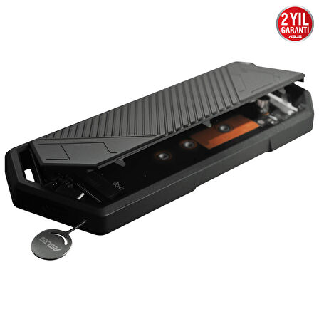 ROG STRIX ARION LITE M.2 NVME SSD KUTUSU USB3.2 GEN2 TİP C (10 GBPS) USB C DEN C YE KABLO AURA SYNC RGB