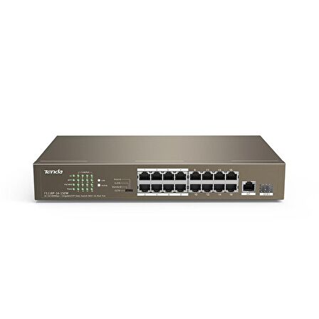 F1118P-16-150W 16 Port Yönetilemz PoE+Swich