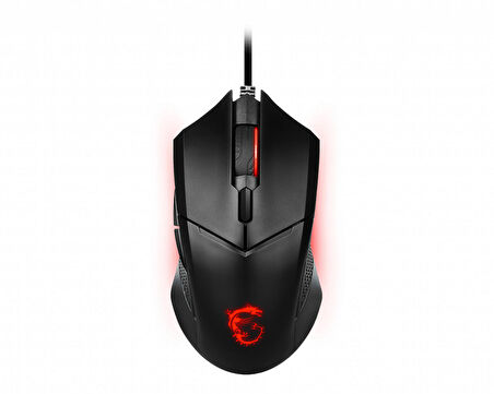 GG CLUTCH GM08 GAMING MOUSE 4.200 DPI PIXART PAW3519 OPTIK SENSOR RED LED 1.8M KABLO AYARLANABILIR AGIRLIK ALTIN KAPLAMA USB BAGLANTI OYUNCU FARESI