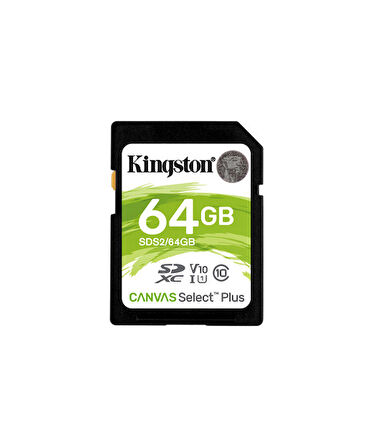 64GB SDXC Canvas Select Plus 100R C10 UHS-I U1 V10 SDS2/64GB