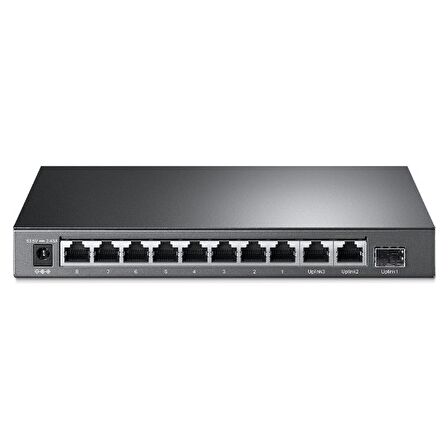 TL-SL1311MP 8 PORT POE+ 10/100 + 2 RJ45 GIGABIT UPLINK + 1 GIGABIT SFP 124W POE SWITCH