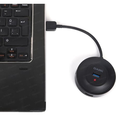 DK-AC-USB344 4 PORT USB3.0 USB HUB SIYAH