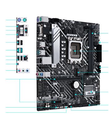  prime h610m-a d4 csm 1700p vga hdmi dp