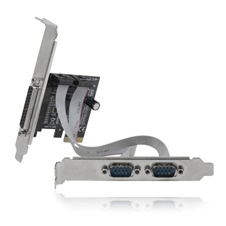 1x Paralel Port, 2x RS232 Seri Port PCI-Express Kart DK-AC-PEP32