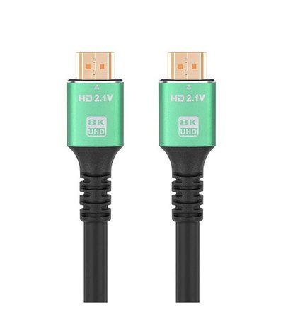 Codegen HDMI Kablo 8K 60Hz HDMI 2.1 5 Metre Siyah Metal Başlık Altın Uç