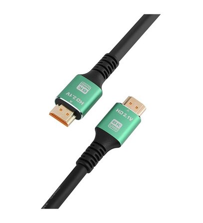 Codegen HDMI Kablo 8K 60Hz HDMI 2.1 5 Metre Siyah Metal Başlık Altın Uç