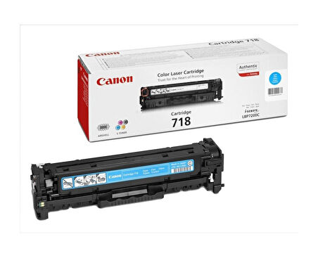 CRG-718C LBP 7200 Modeli için mavi toner