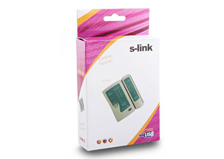 SL-468 Rj-45/Rj-11 Uyumlu Kablo Test Cihazı