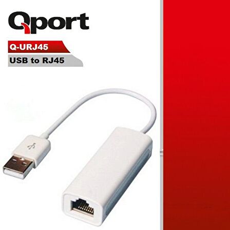 USB 2.0 to Ethernet 10/100 Çevirici-USB LAN Q-URJ45