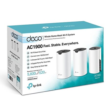 DECO S7 (3-PACK) AC1900 Whole Home Mesh Wı-Fı System